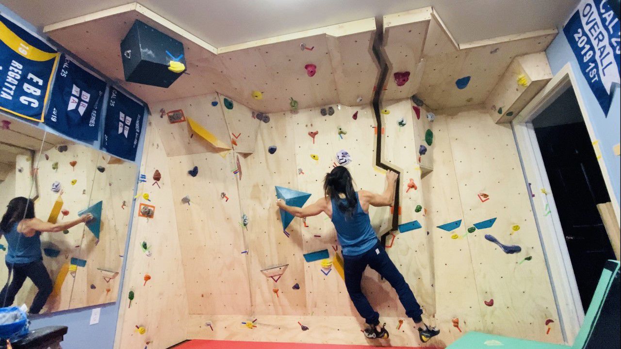 Home climbing wall